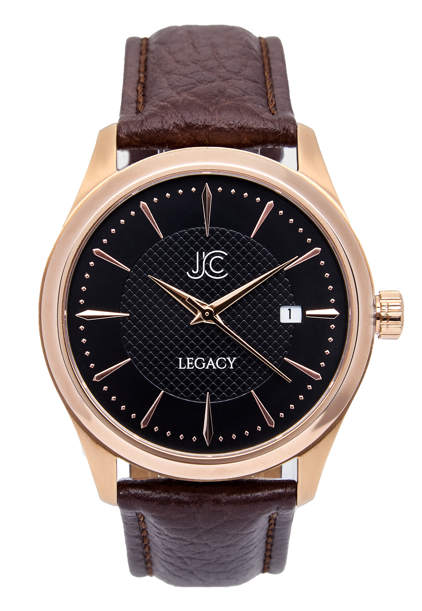 Legacy Rose Black Dress Watch