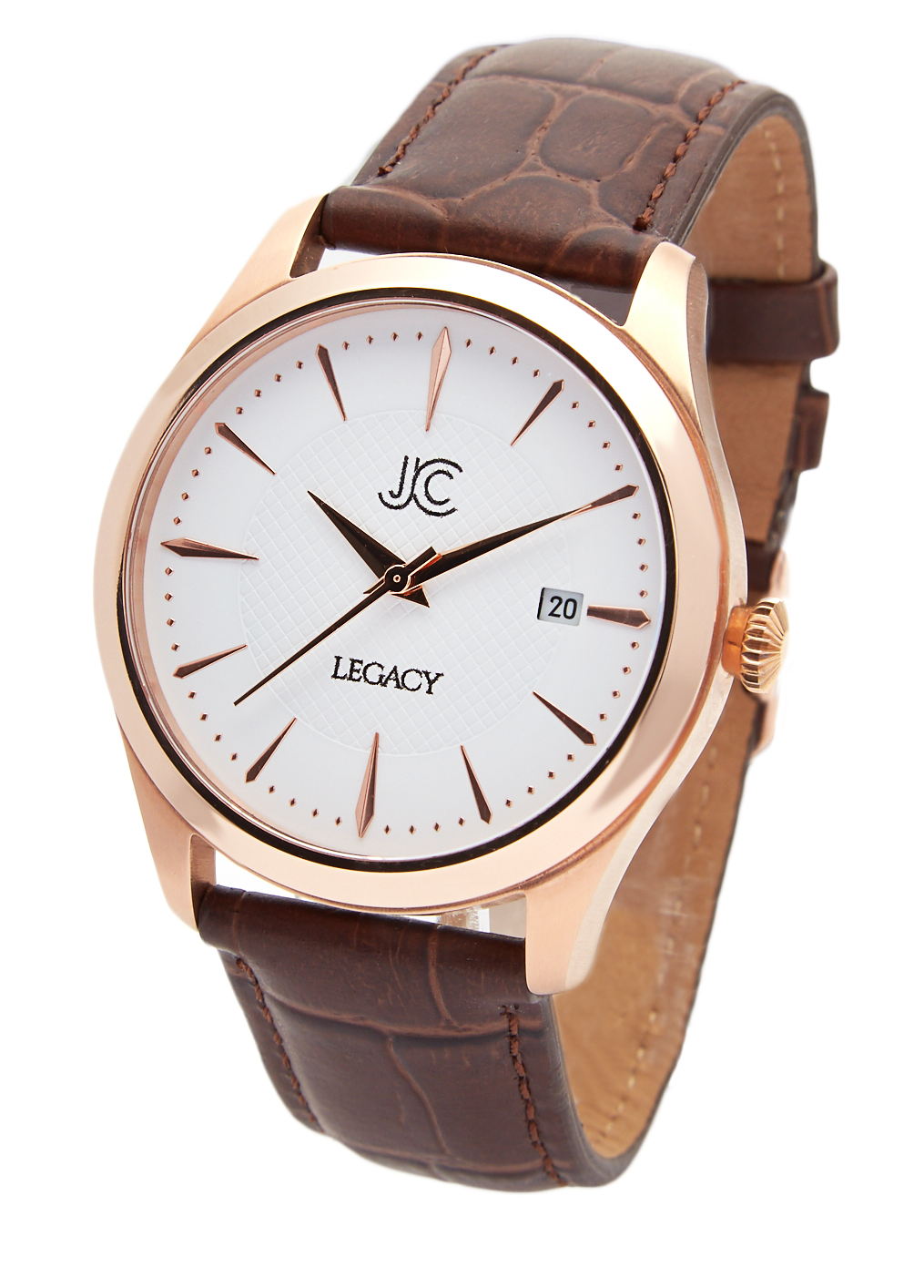 Legacy Rose White Dress Watch
