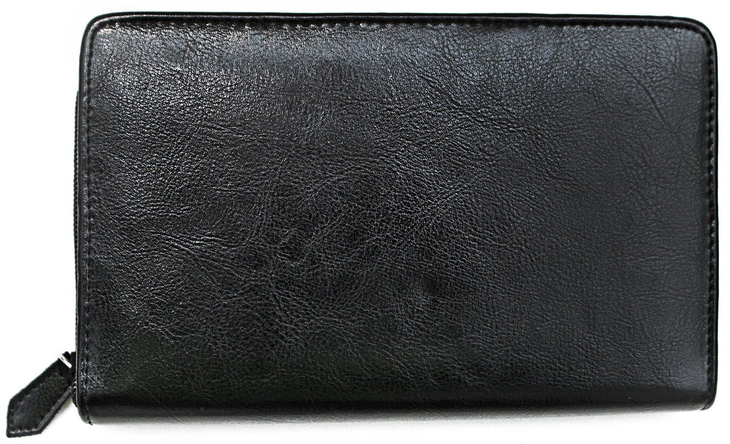 Leather Travel Watch Wallet - Black