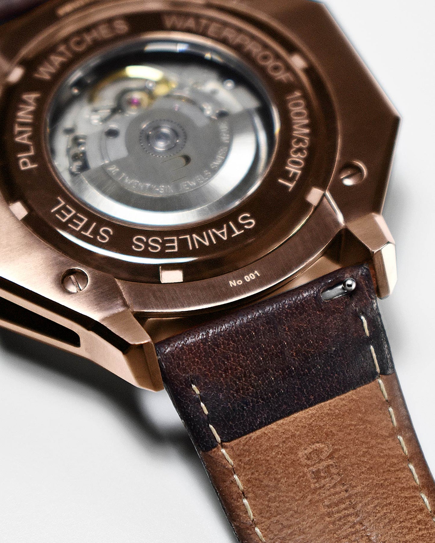 Unbroko C1 Vintage Rust - 44mm beige