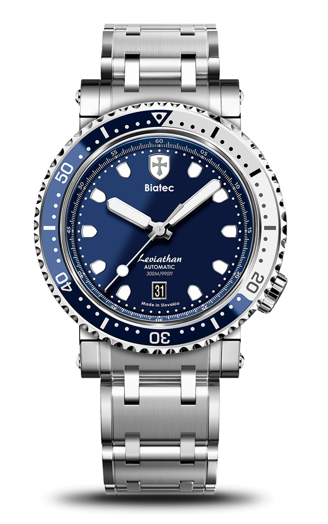 Biatec Leviathan 02 F - steel bracelet with Nan-Tec