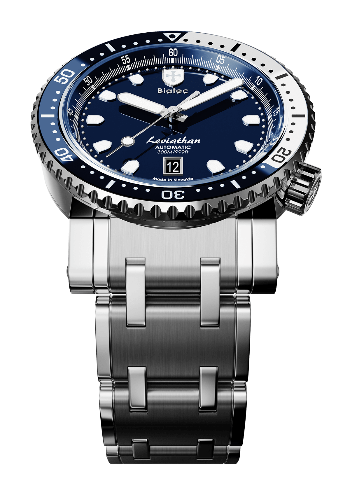 Biatec Leviathan 02 F - steel bracelet with Nan-Tec