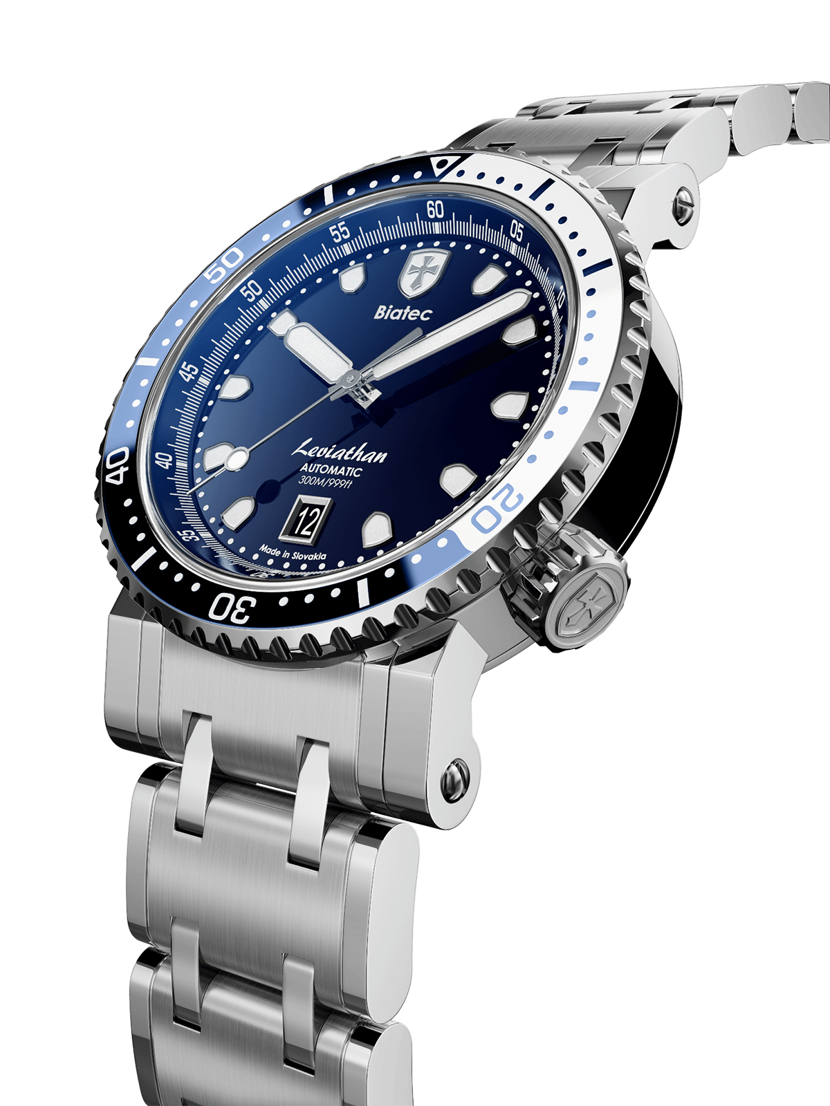Biatec Leviathan 02 F - steel bracelet with Nan-Tec