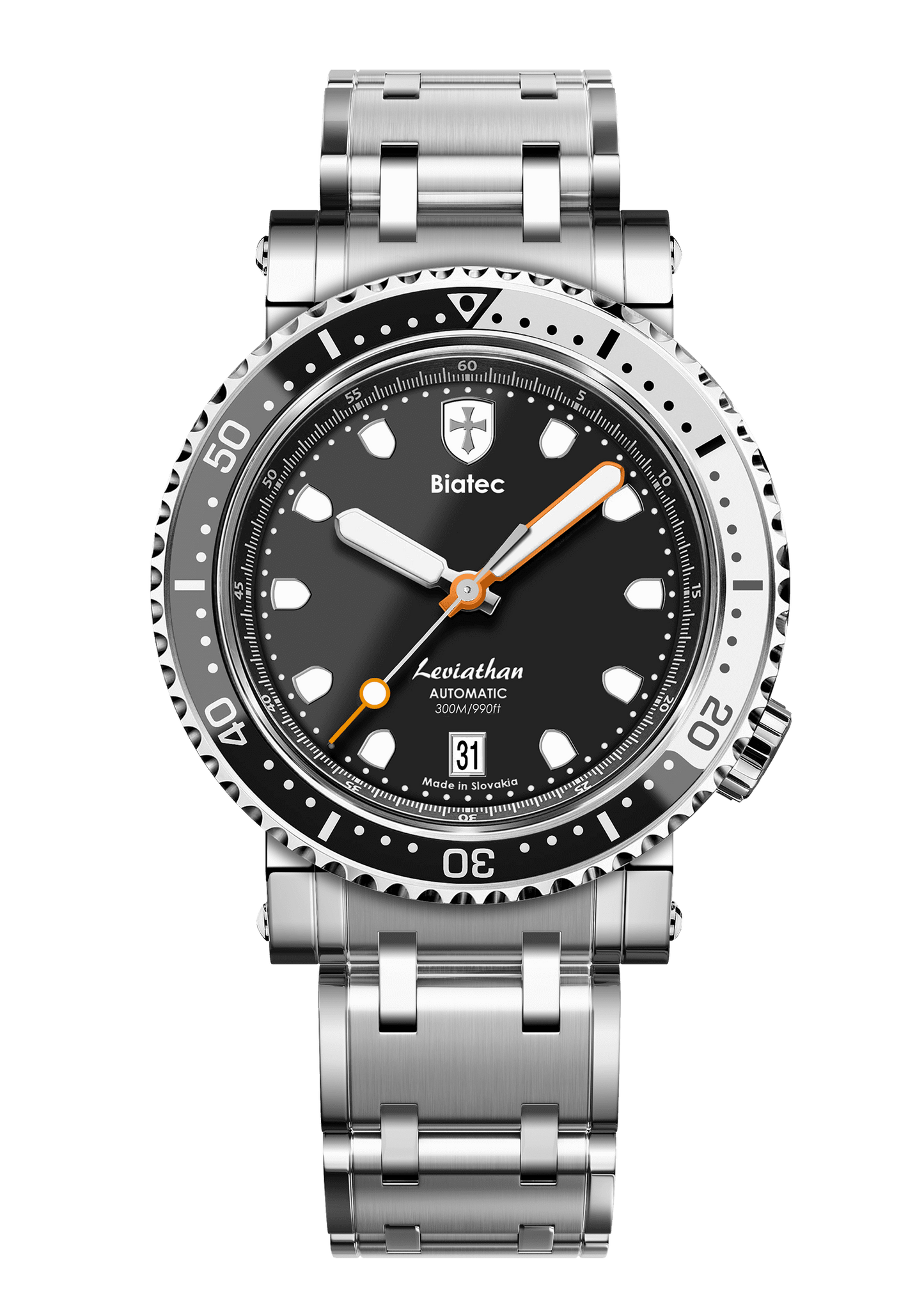 Biatec Leviathan 01 F - steel bracelet with Nan-Tec