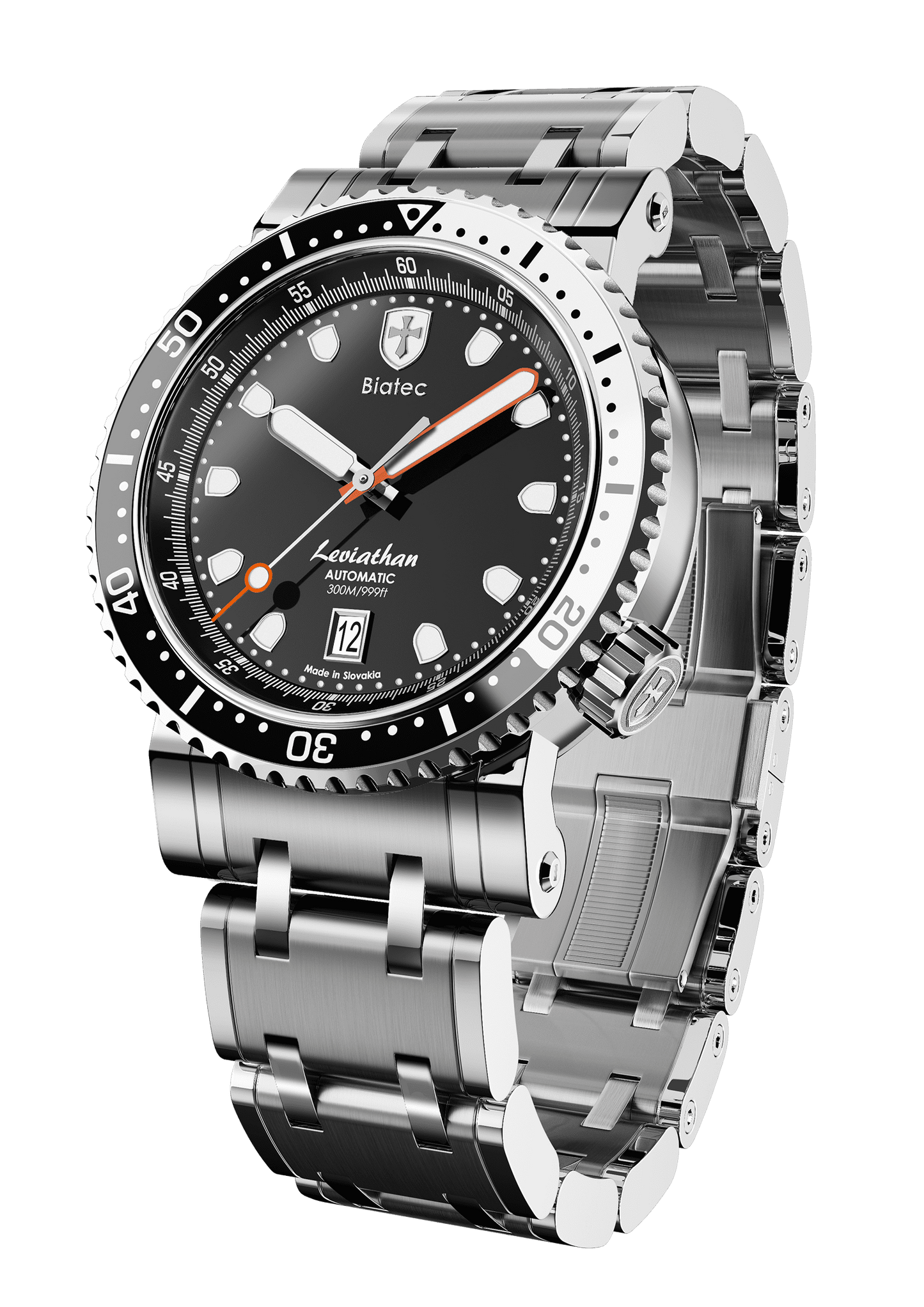 Biatec Leviathan 01 F - steel bracelet with Nan-Tec