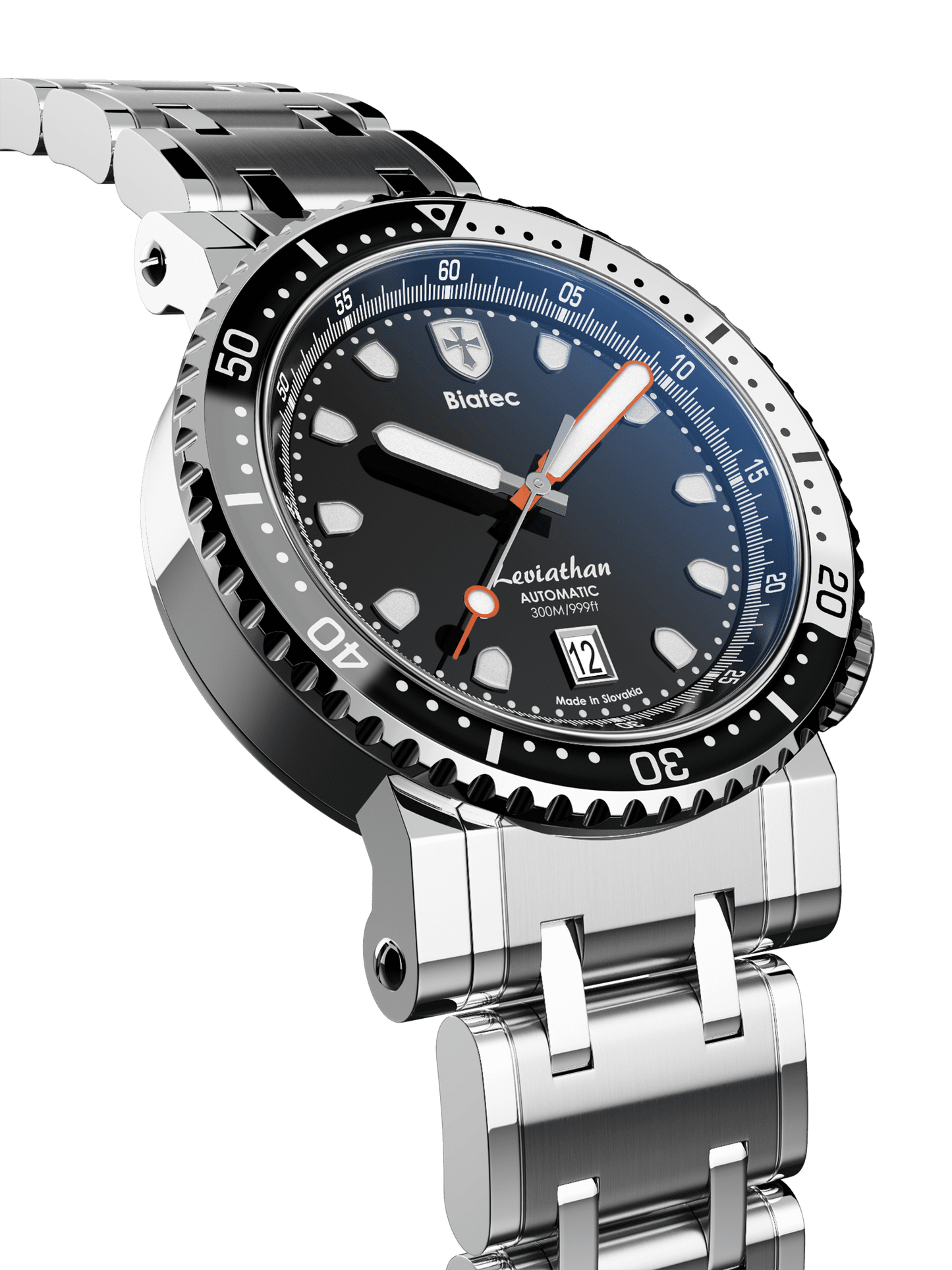 Biatec Leviathan 01 F - steel bracelet with Nan-Tec