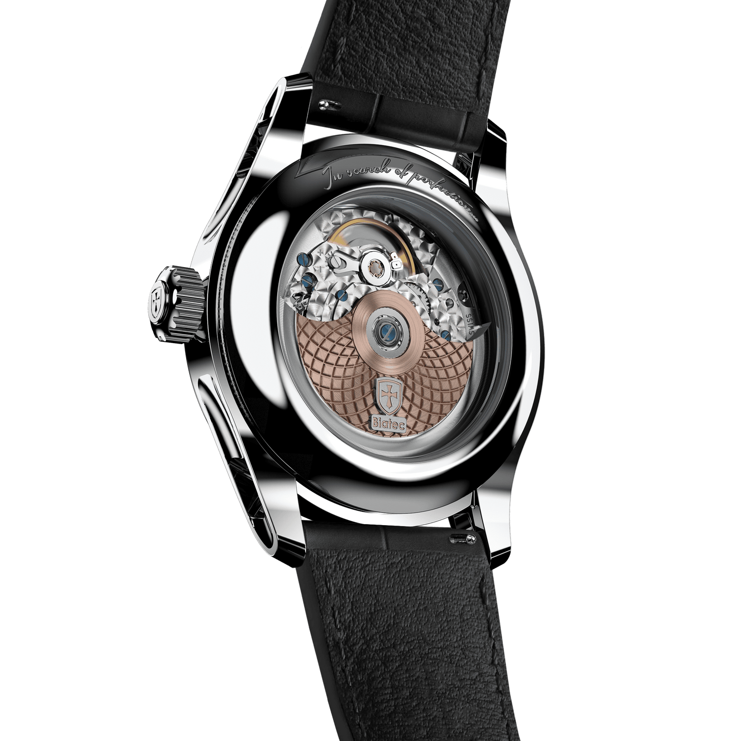 Biatec Heritage 01 - black alligator strap