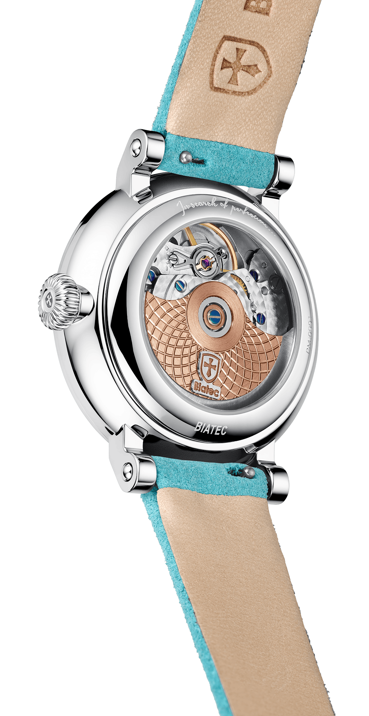 Biatec Magnifique 01 - turquoise brushed leather