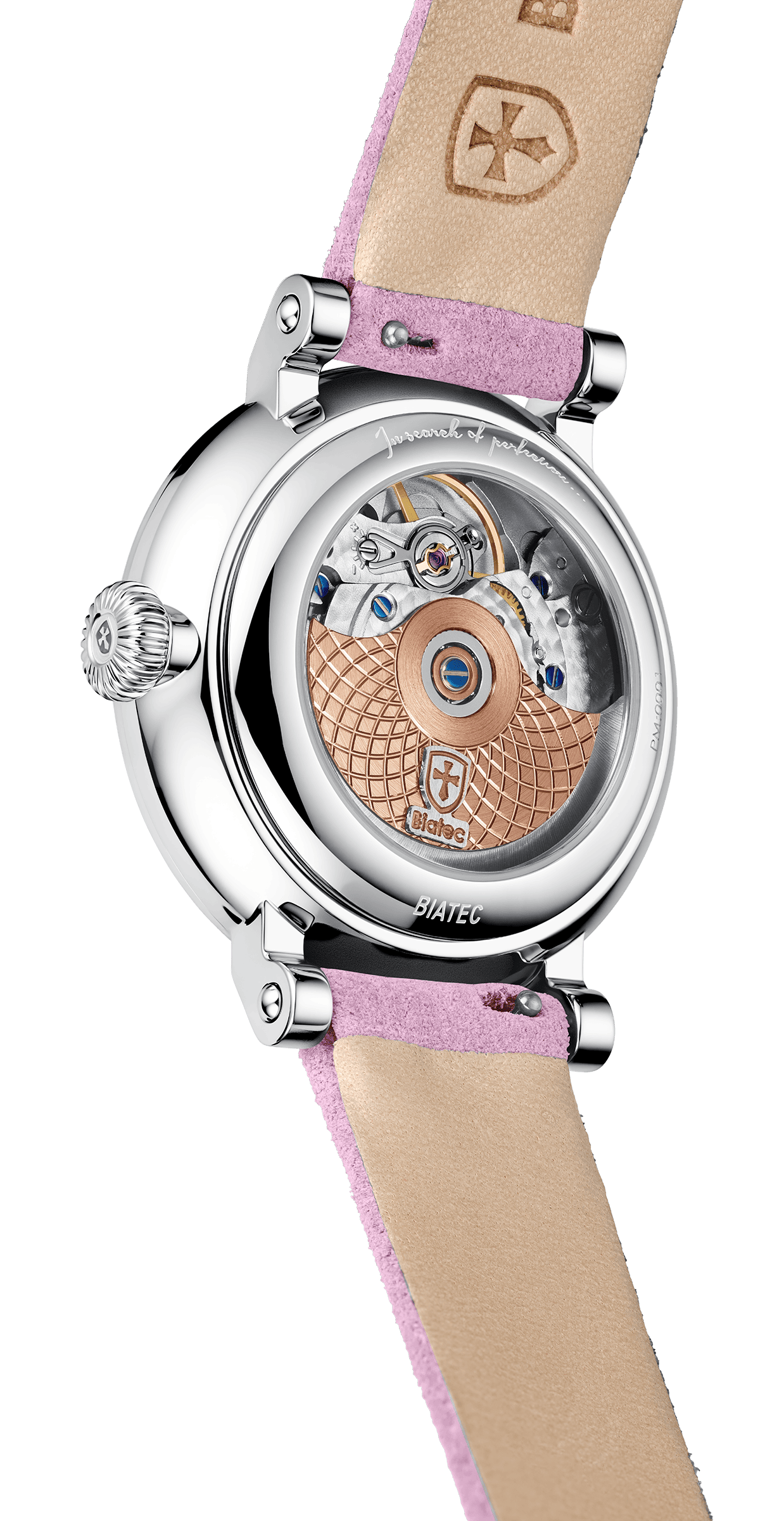 Biatec Magnifique 02 - pink brushed leather