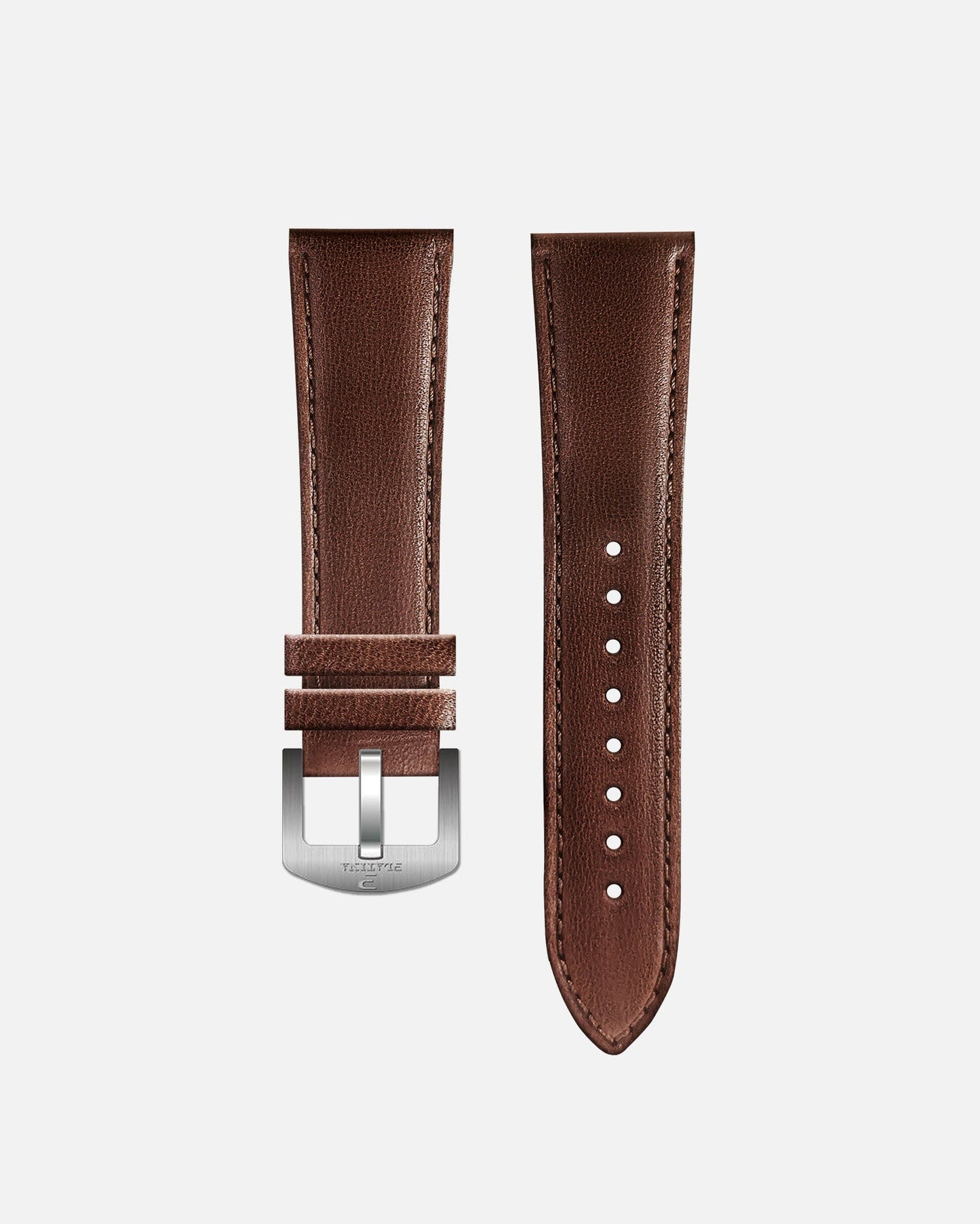 Brown Leather strap - pin buckle