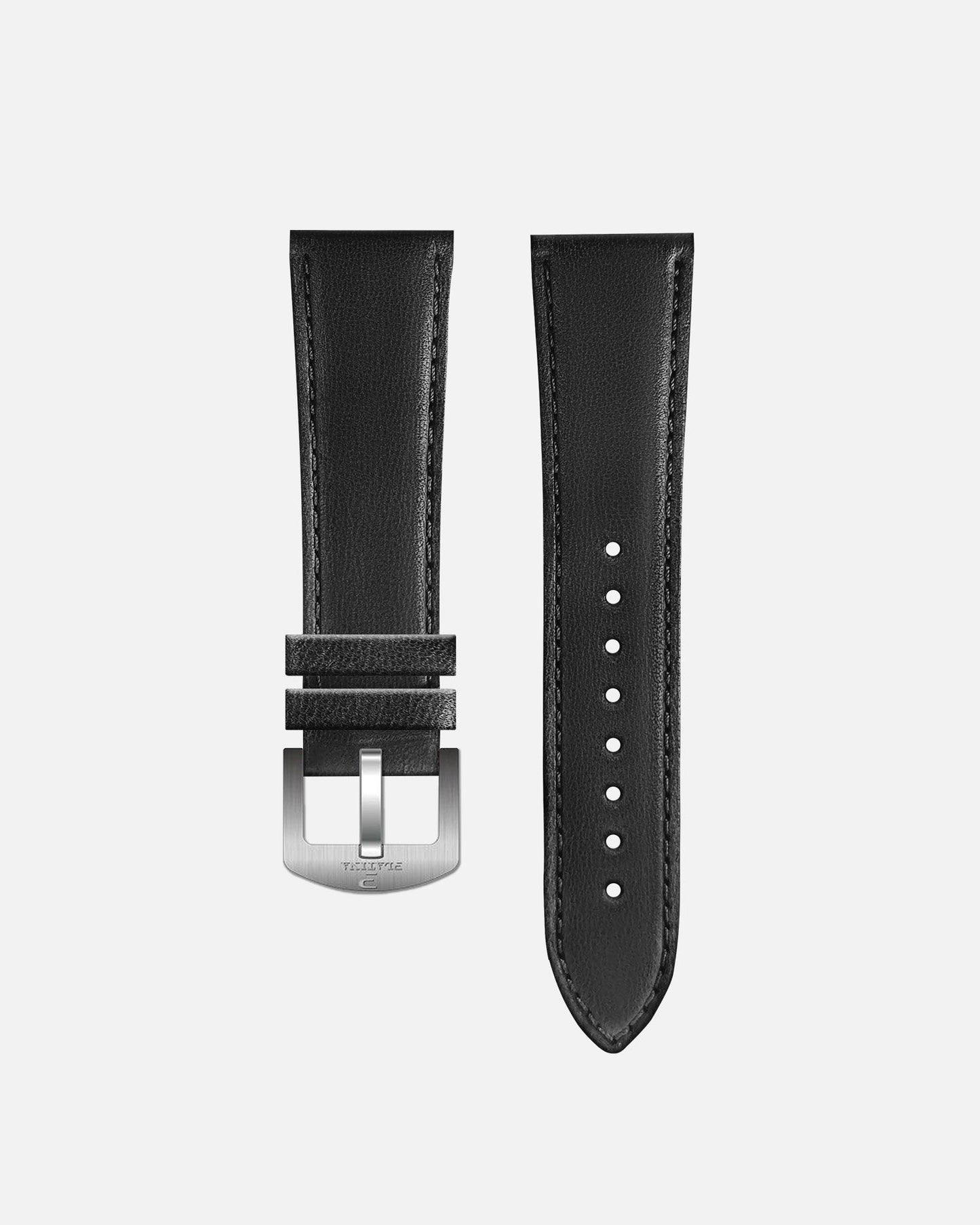 Grey Leather strap - pin buckle
