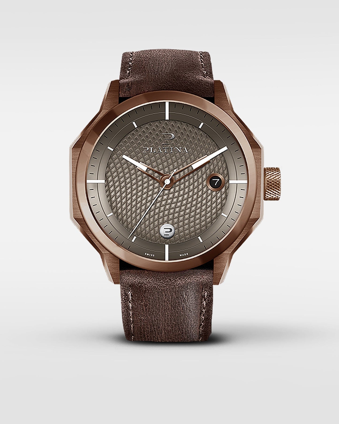 Unbroko C1 Vintage Rust - 44mm beige