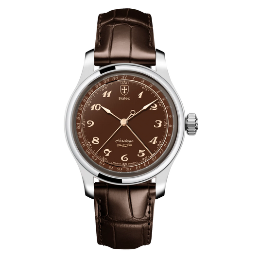 Biatec Heritage 02 - brown alligator strap