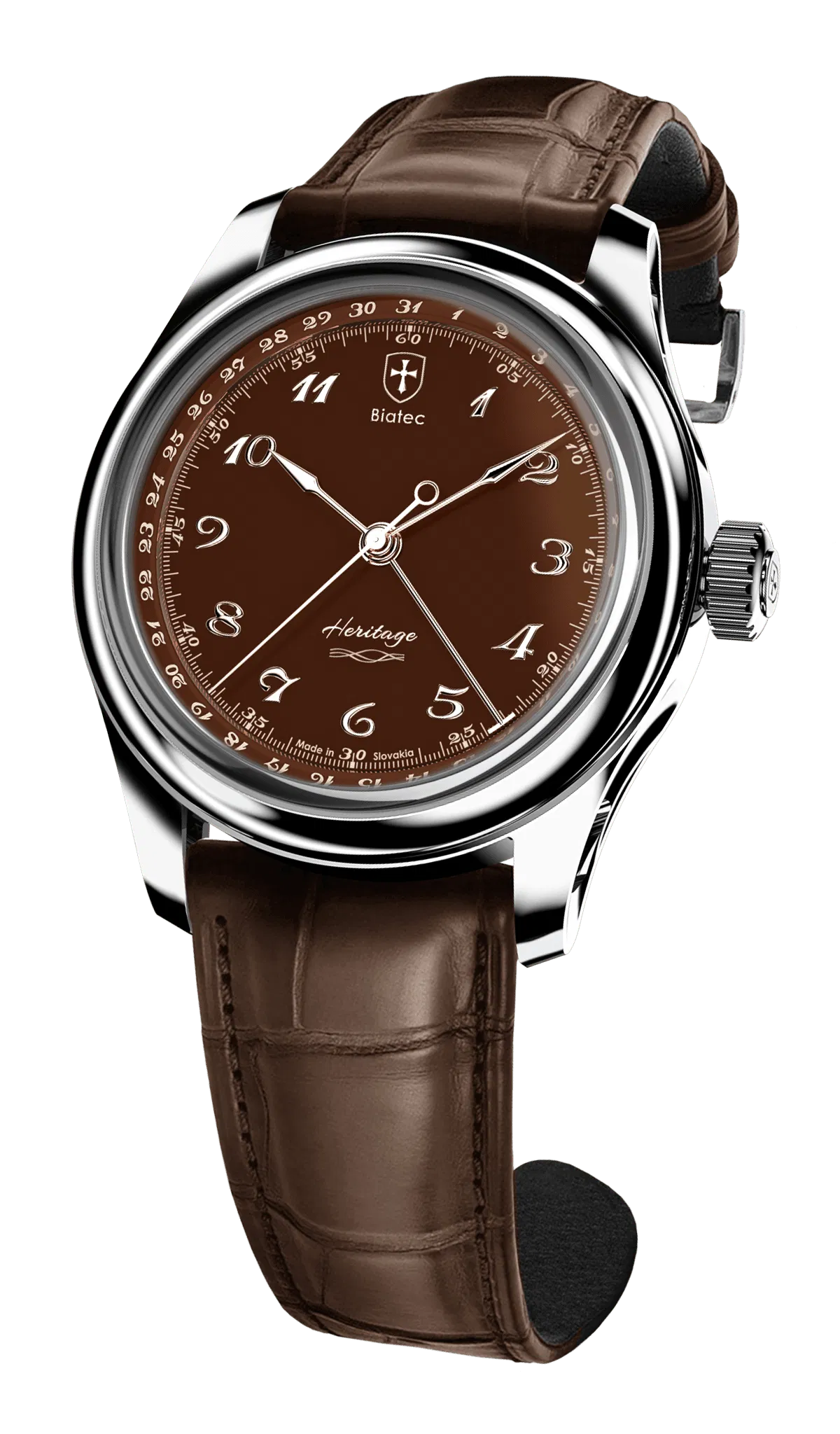 Biatec Heritage 02 - brown alligator strap