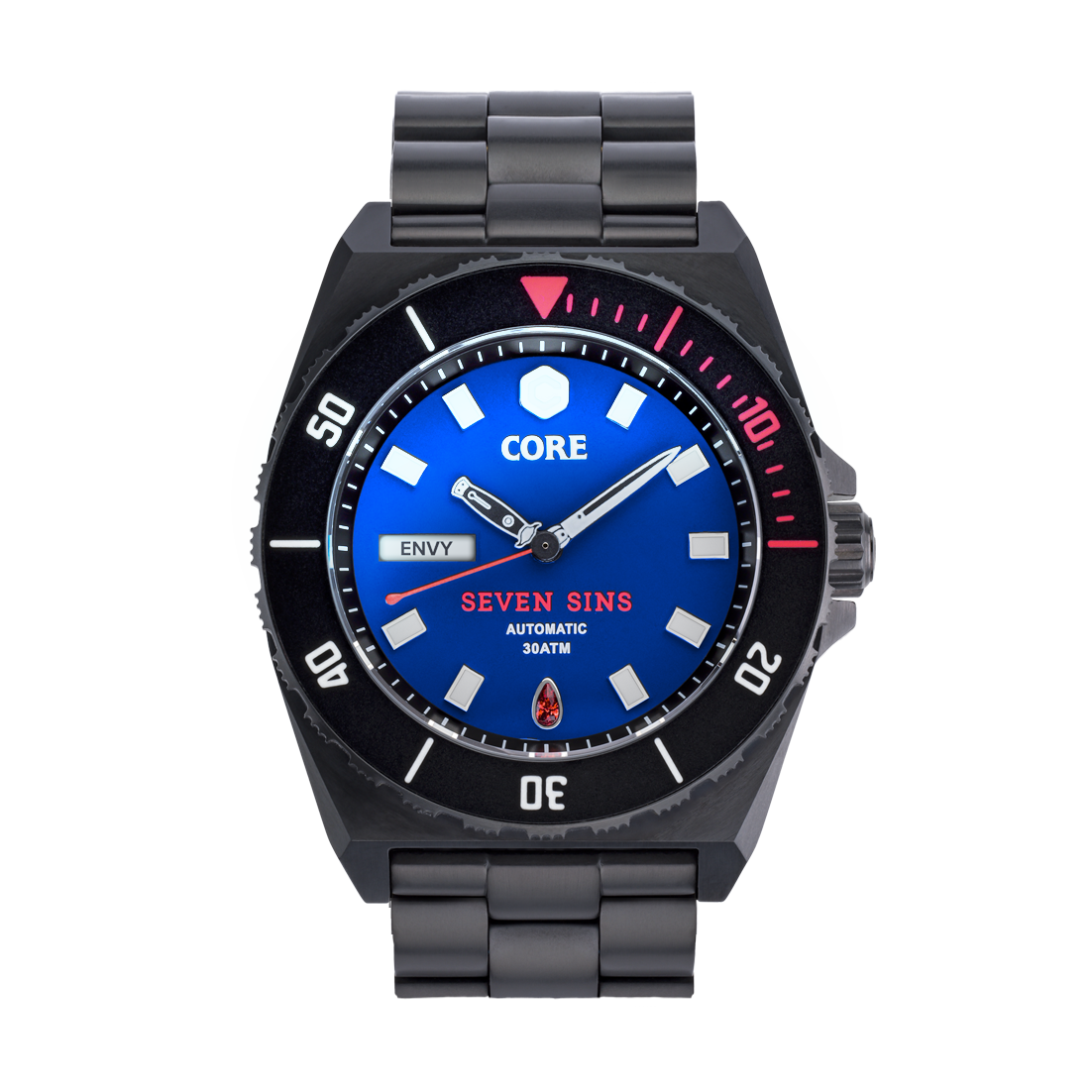Seven Sins Blue Dial Titanium Automatic