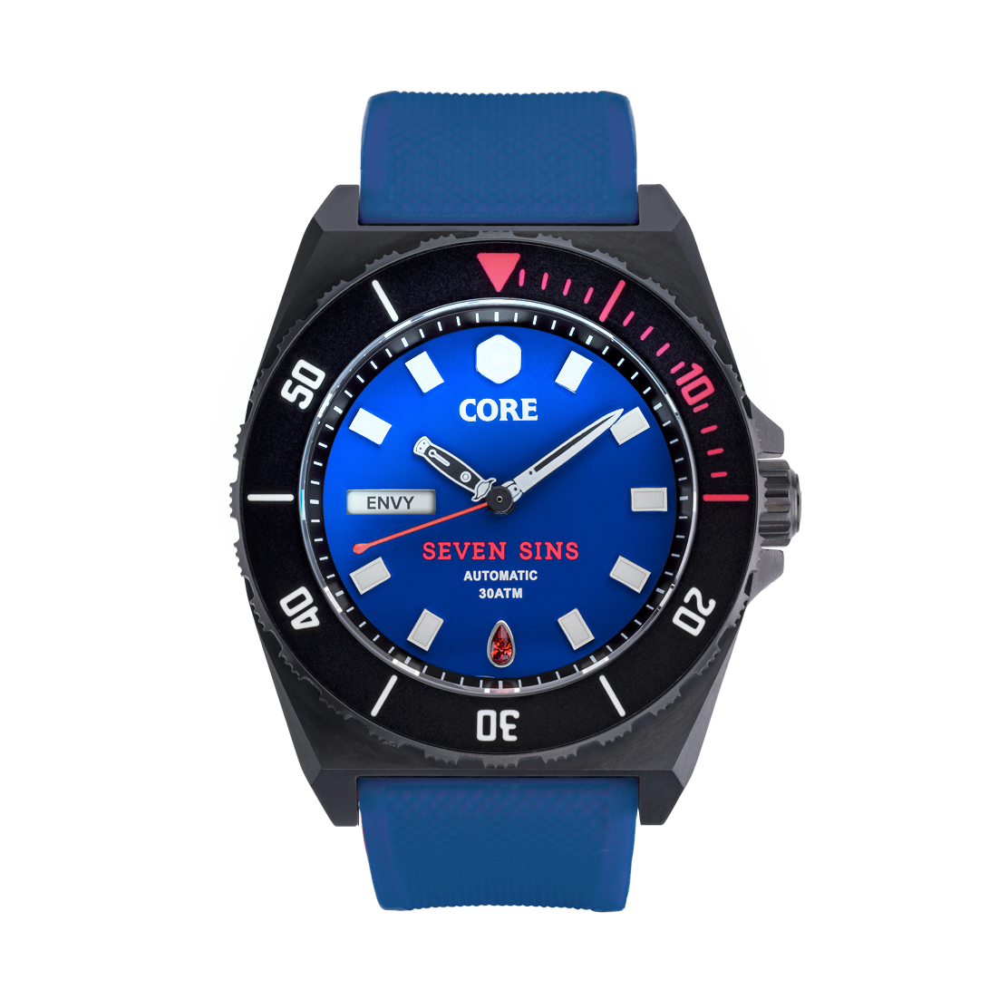 Seven Sins Blue Dial Titanium Automatic