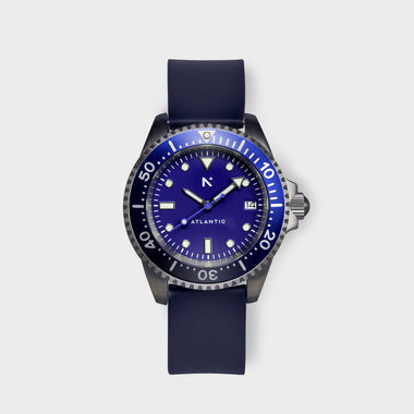 'Atlantic' Dive Watch (40mm) | Deep Night