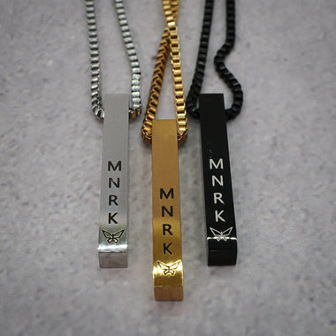 MNRK Bar Pendant Necklace