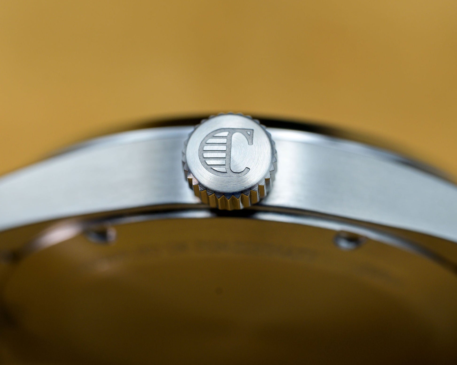 Cincinnati Watch Compnay Logo on crown C