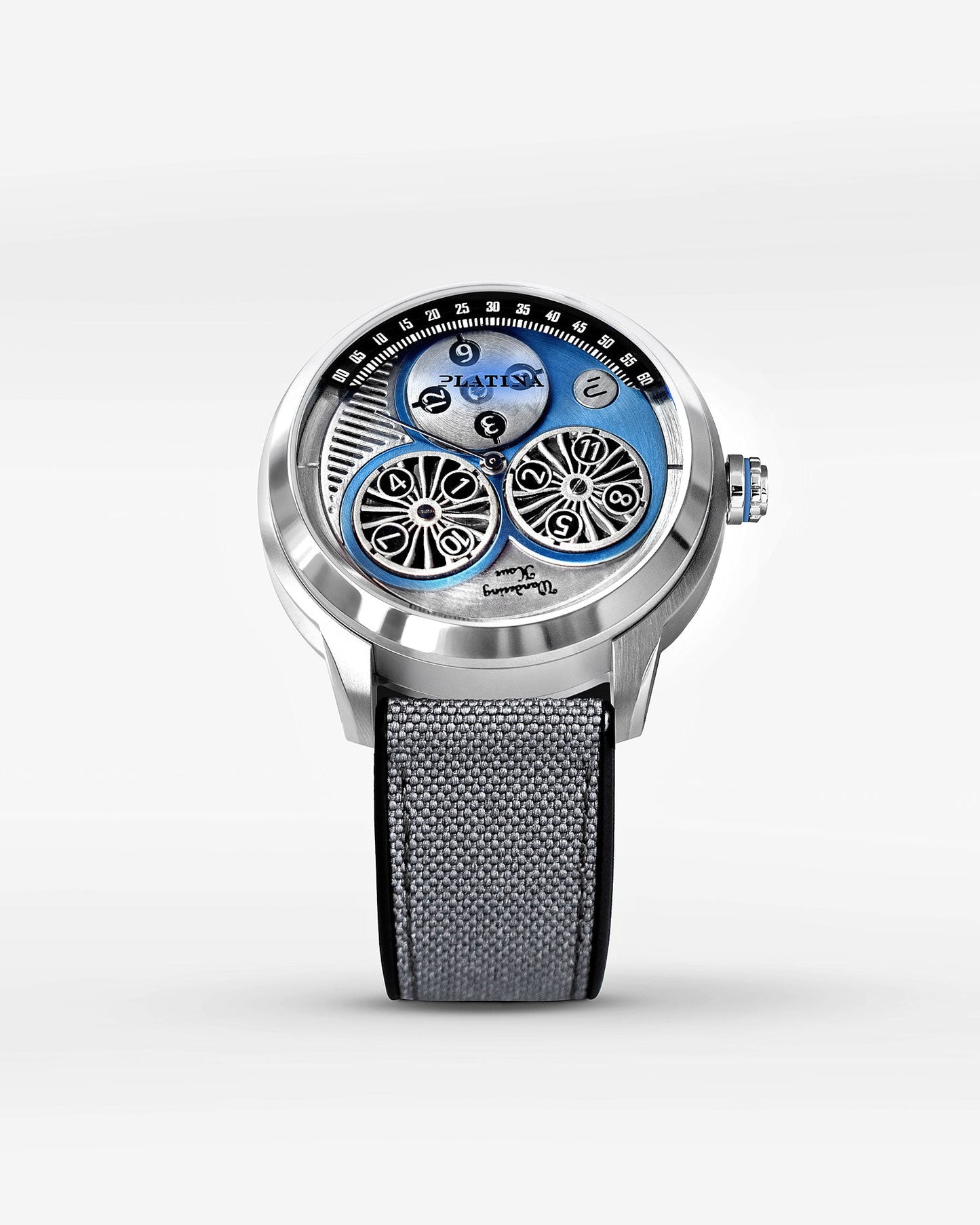 Classicon Wandering Hour - 42mm blue