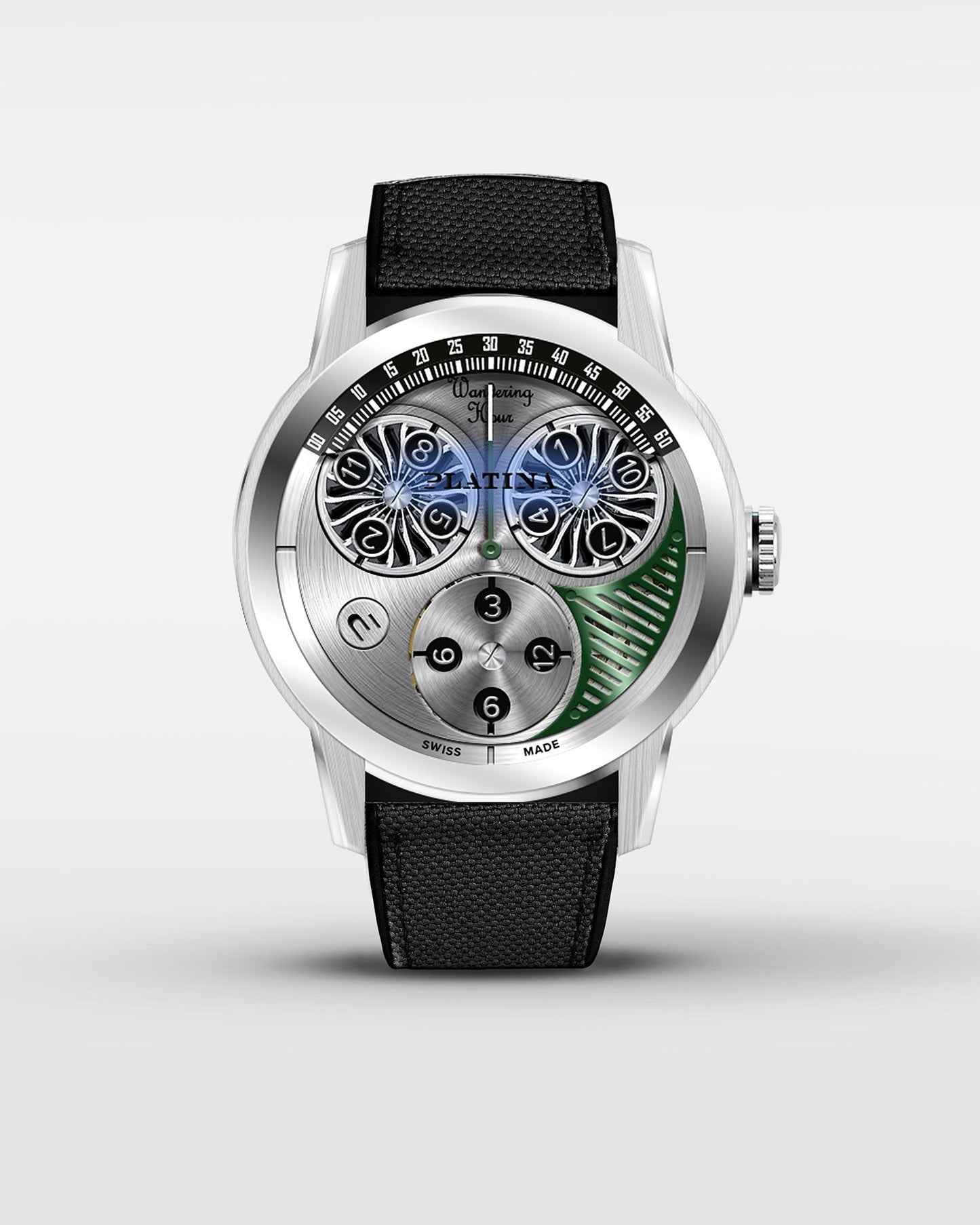 Classicon Wandering Hour - 42mm green