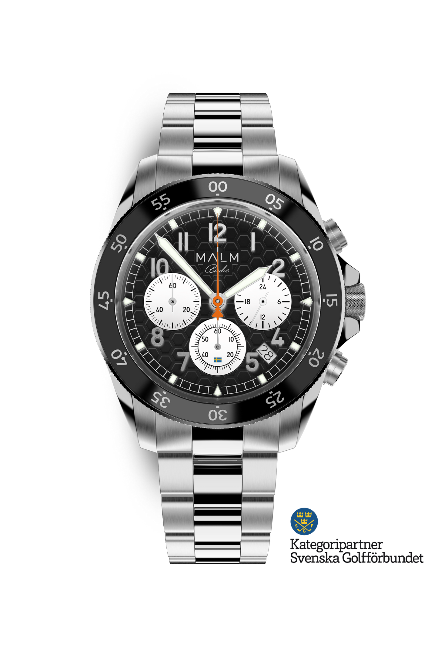 Dalton Birdie Black Chronograph 41