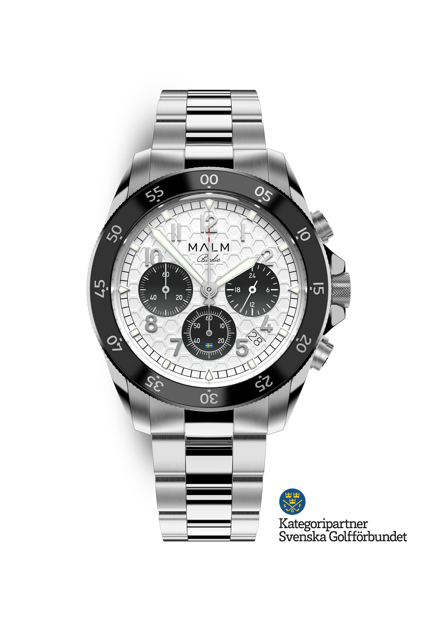 Dalton Birdie White Chronograph 41