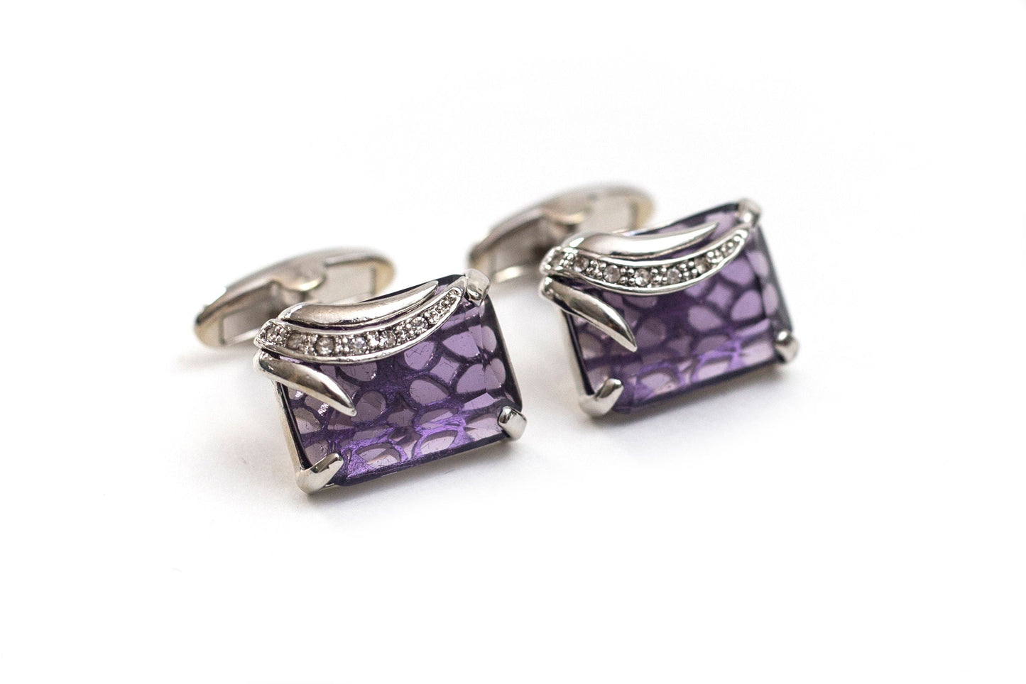 Elegant Stone Cuff Links