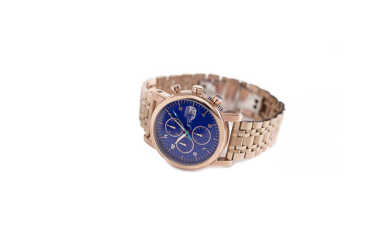 Rose Gold Metal Watch Band