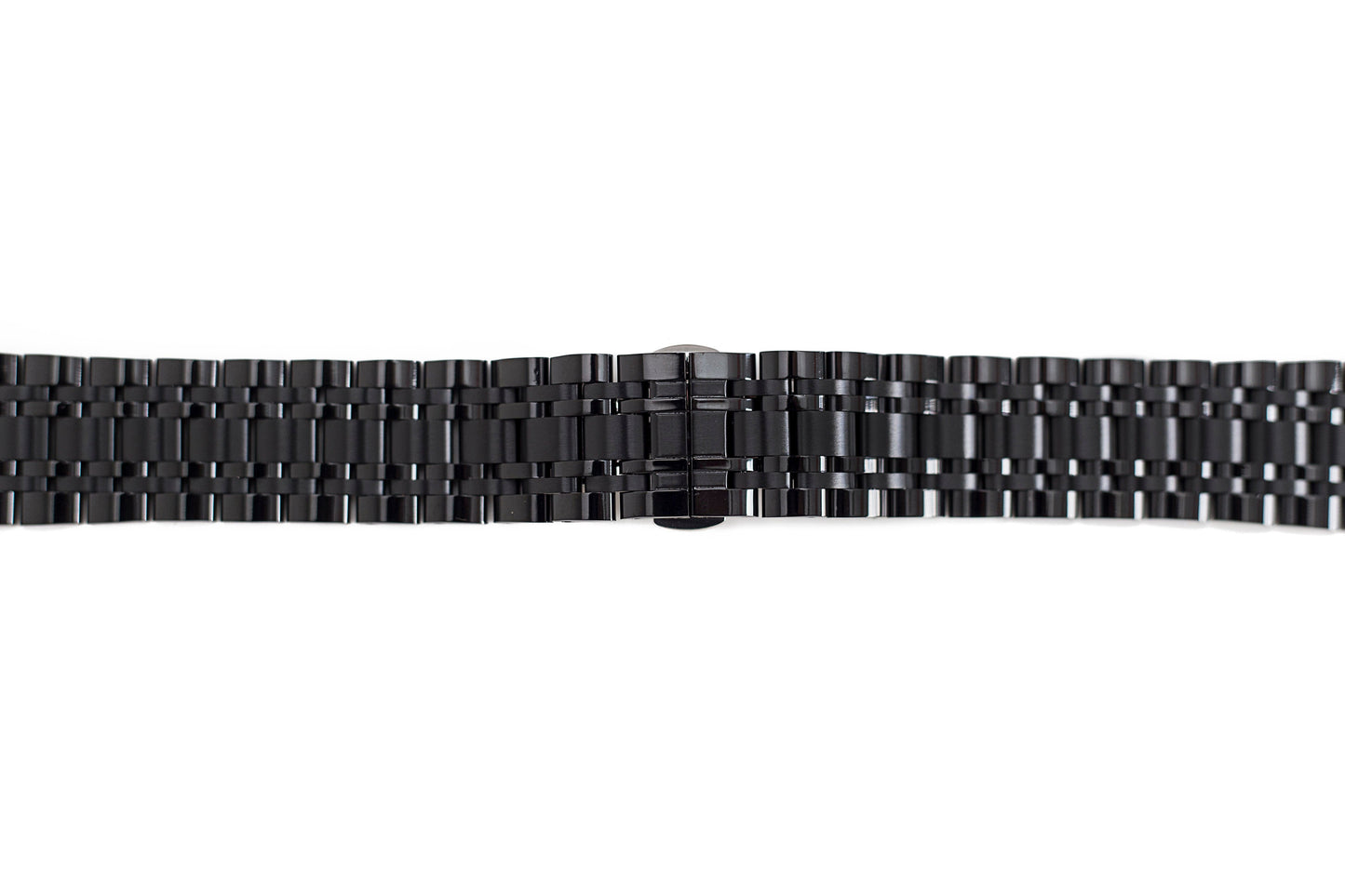 Black Metal Watch Band