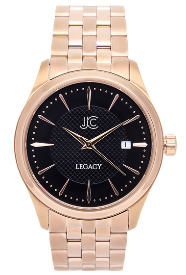 Legacy Rose Black Dress Watch