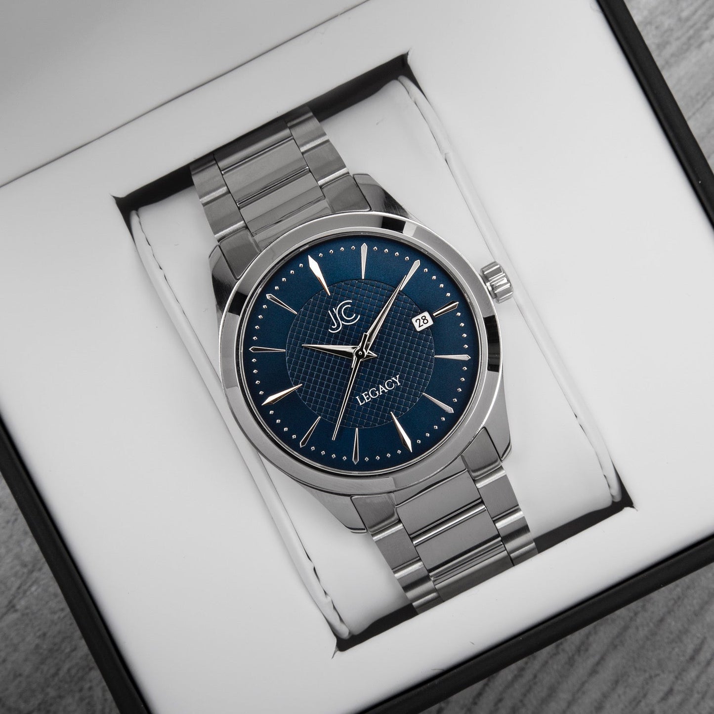 Legacy Steel Blue Dress Watch