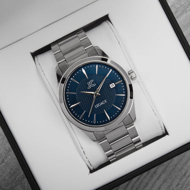 Legacy Steel Blue Dress Watch