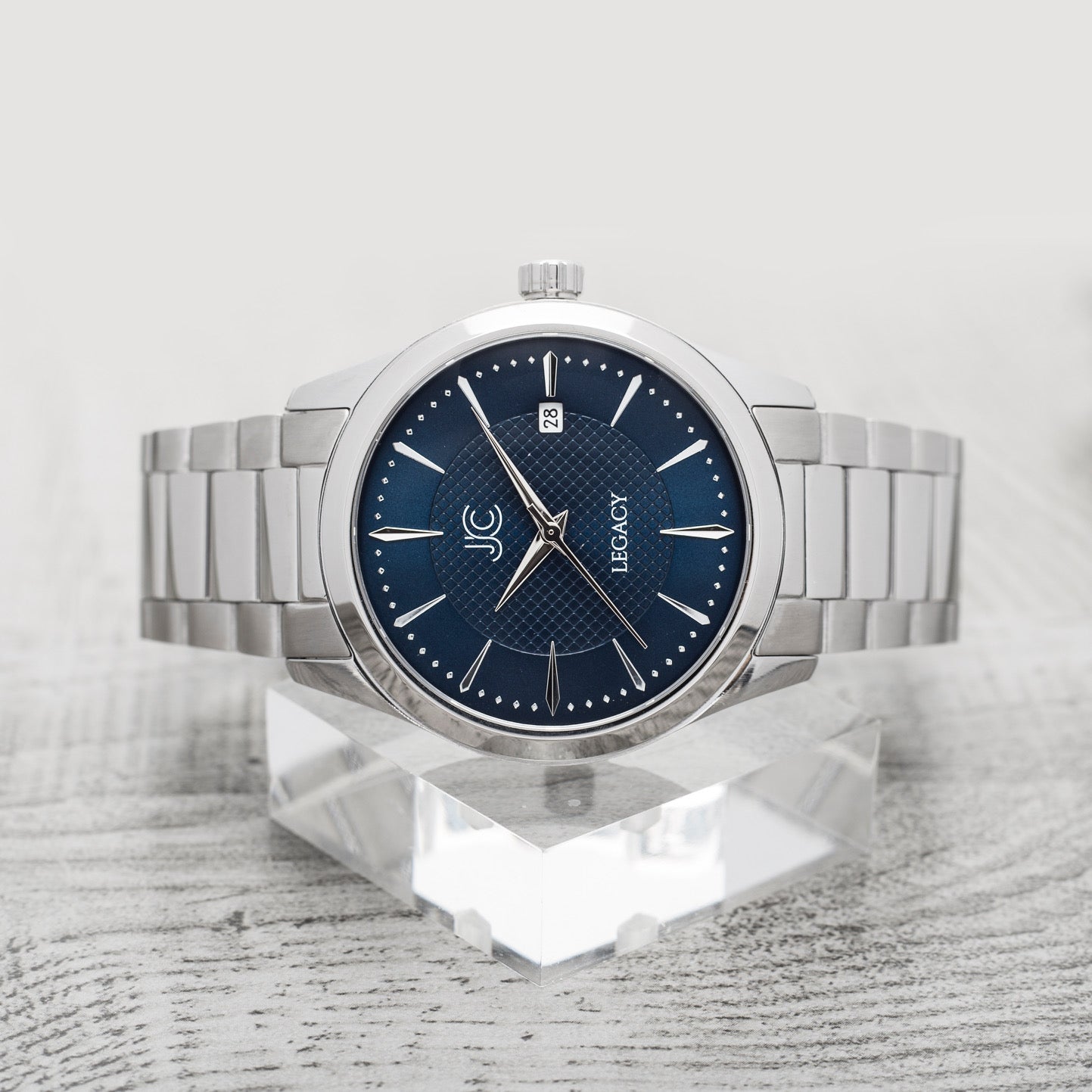 Legacy Steel Blue Dress Watch