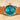 J.Ciro Legacy Teal Dress Watch with Leather Strap