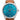 J.Ciro Legacy Teal Dress Watch with Leather Strap