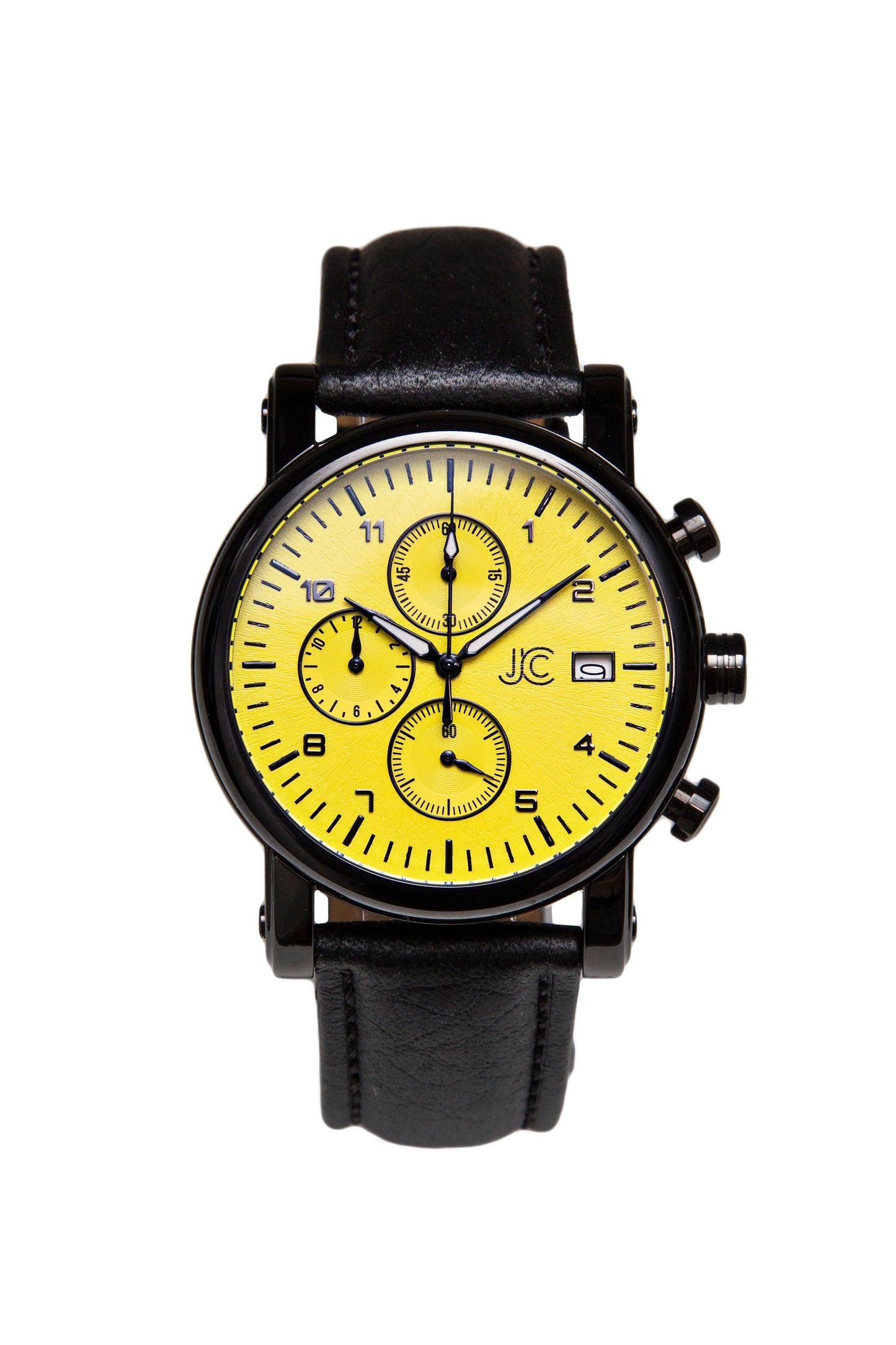 J.Ciro S3 Yellow Dial Chronograph Watch
