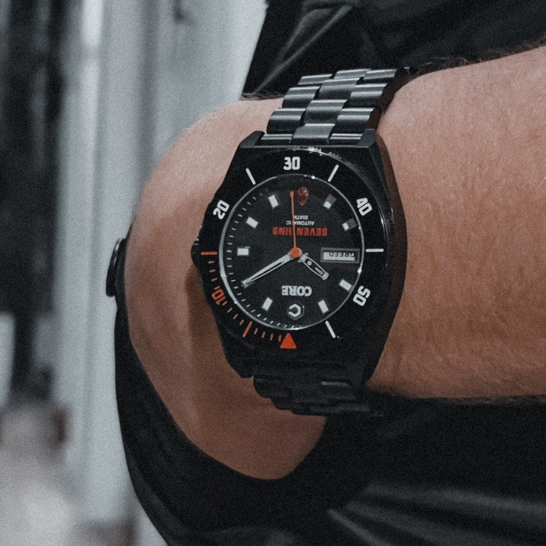 Seven Sins Black Dial Titanium Automatic