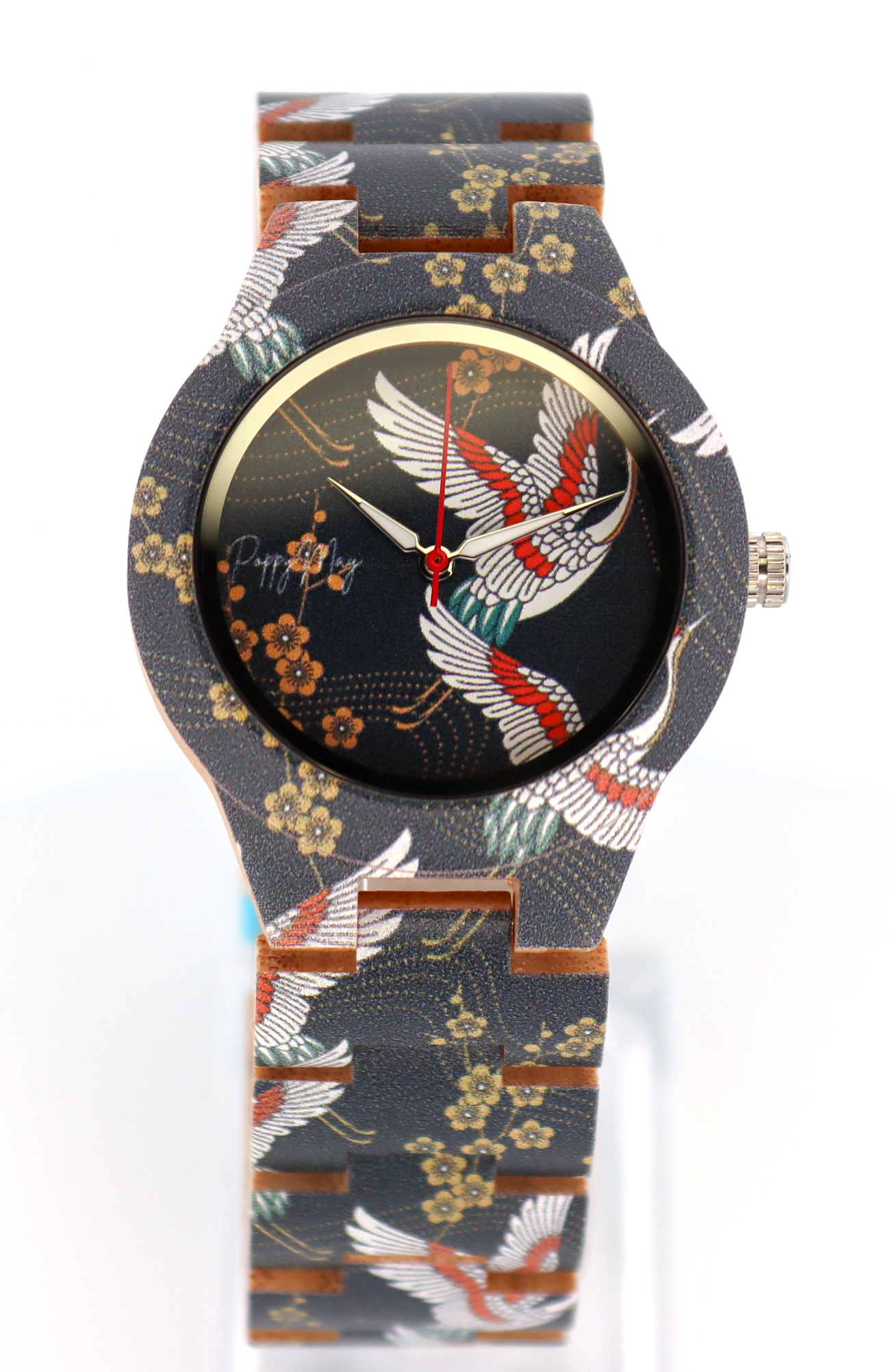Poppy May Bamboo Watch