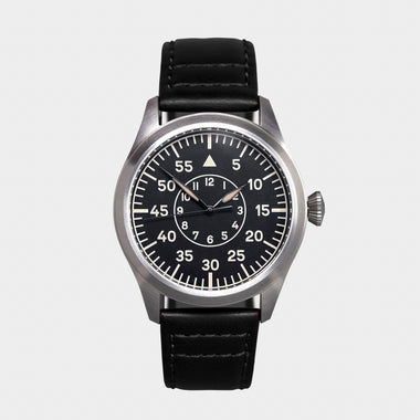 'Turbulence' Cat.2 Aviator's Watch (46mm) | Rook Black