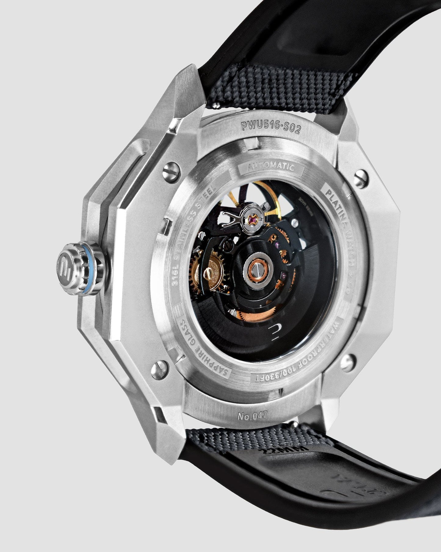 Unbroko C3 Skeleton - 42mm blue