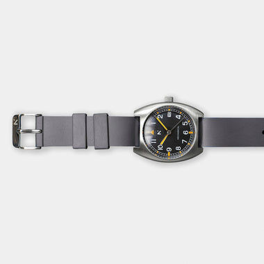Natural Rubber Watch Strap (18mm) | Storm Grey