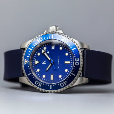 'Atlantic' Dive Watch (40mm) | Deep Night