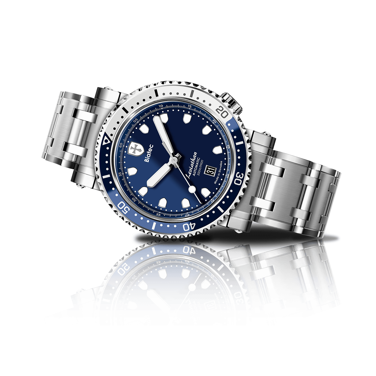 Biatec Leviathan 02 F - steel bracelet with Nan-Tec