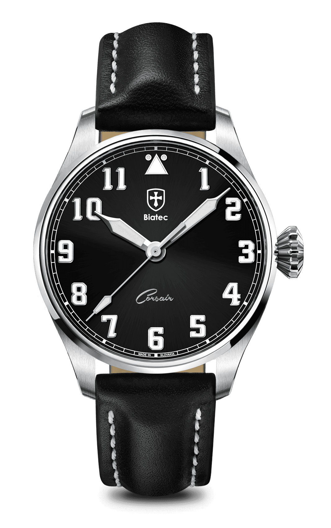 Biatec Corsair CS 01 N - black pilot style strap