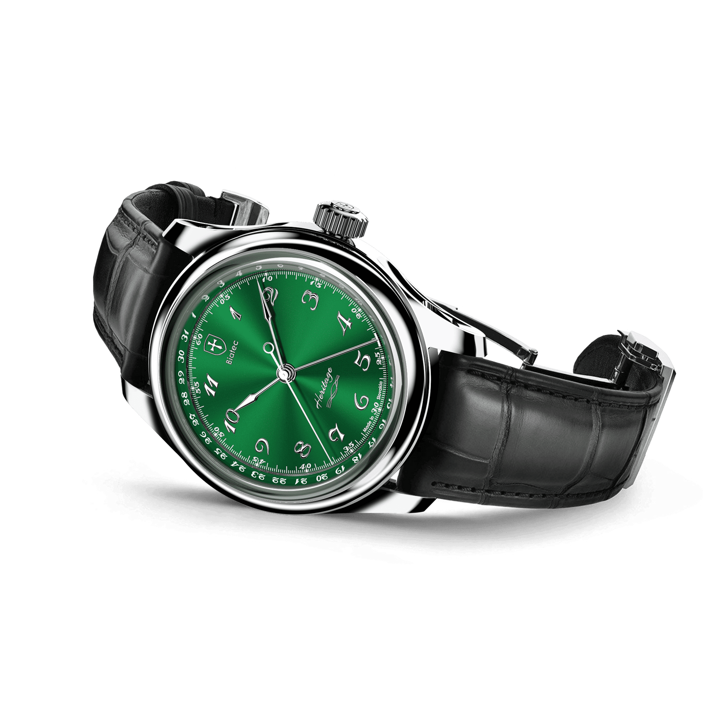 Biatec Heritage 03 - black alligator strap