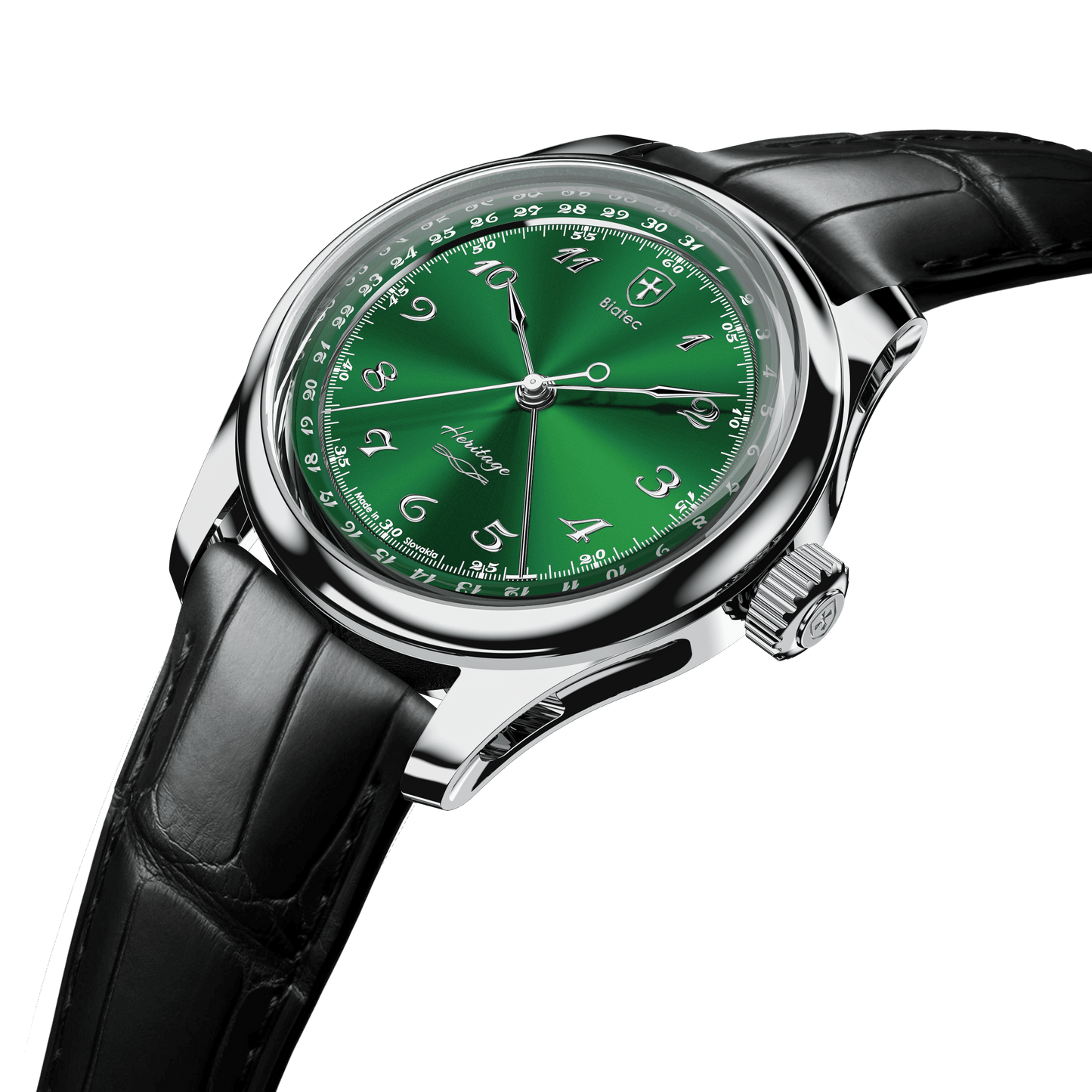 Biatec Heritage 03 - black alligator strap