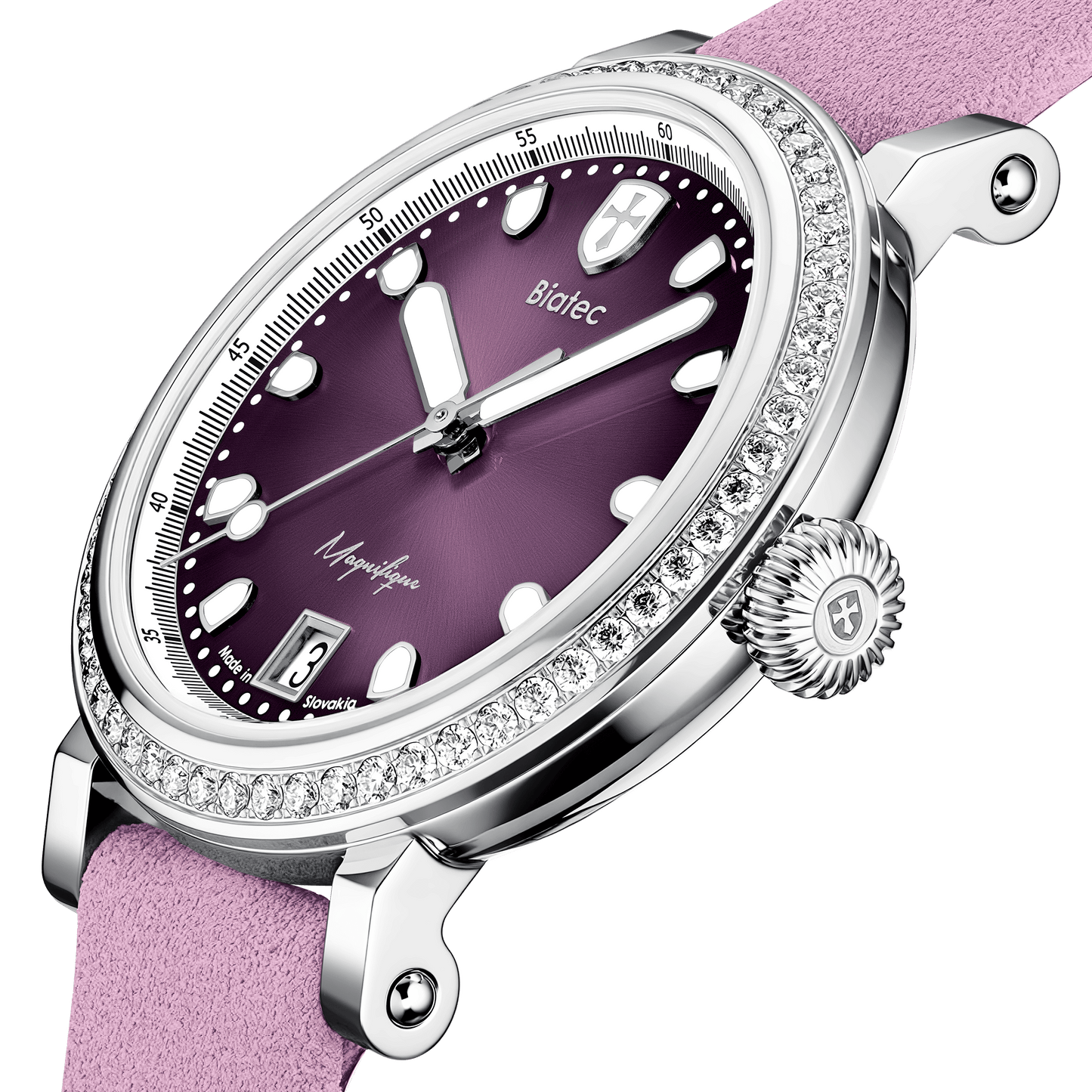 Biatec Magnifique 02 - pink brushed leather