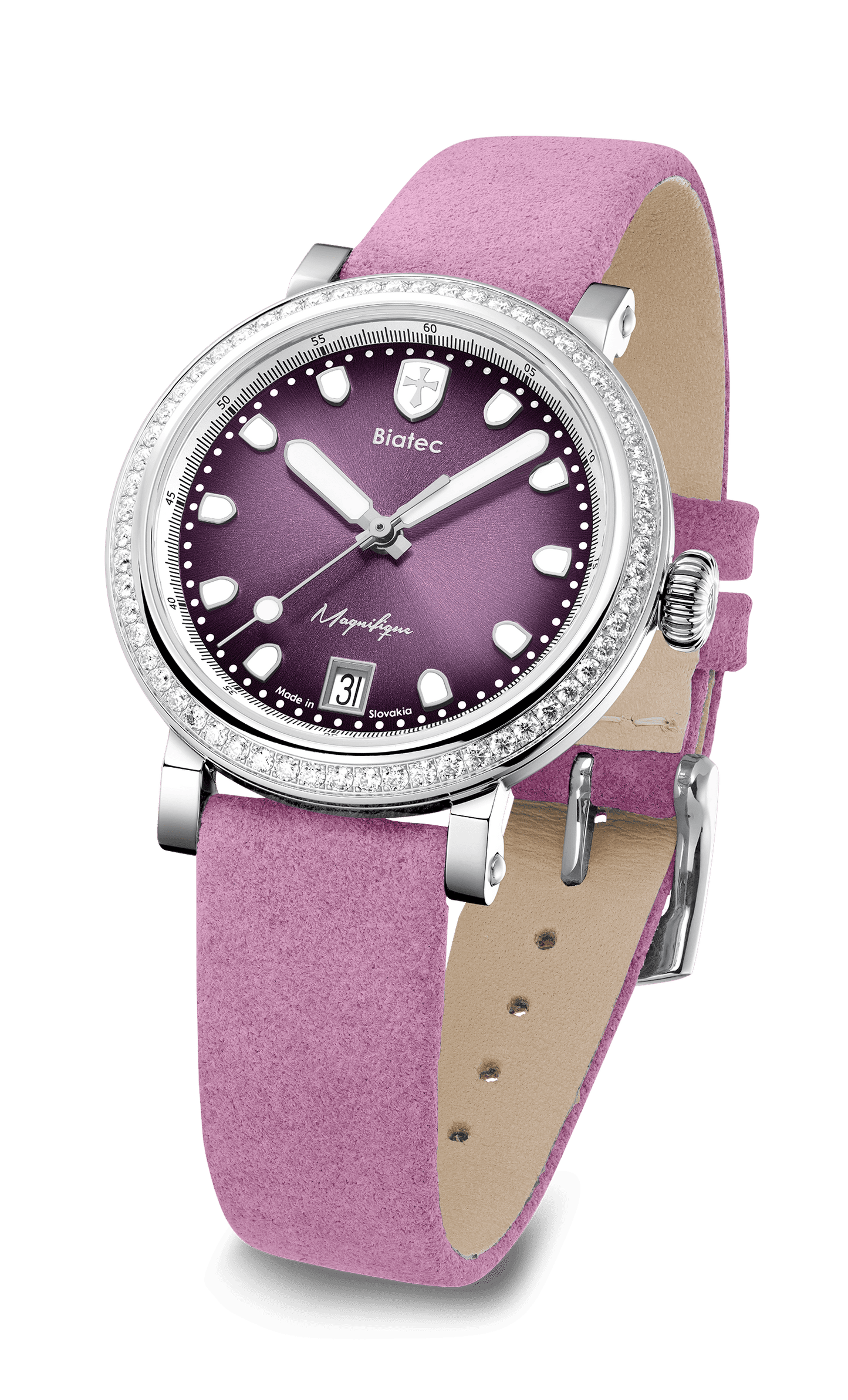 Biatec Magnifique 02 - pink brushed leather