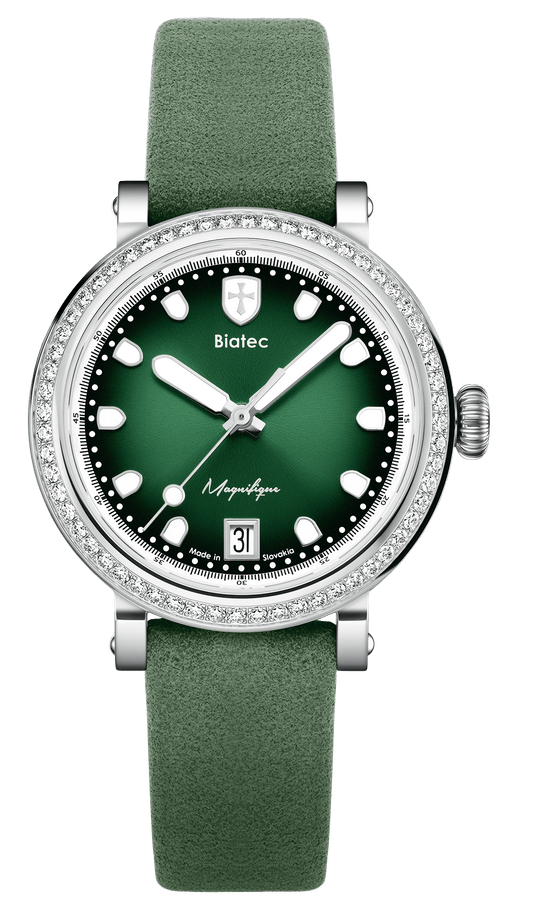 Biatec Magnifique 04 - green brushed leather
